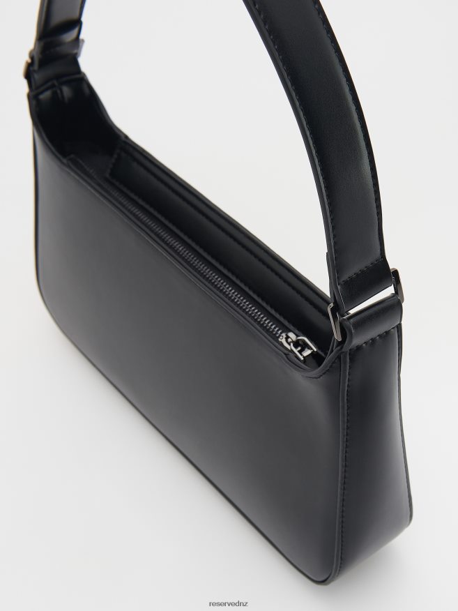 Reserved Women Faux Leather Bag P6H08T212 Accessory Black