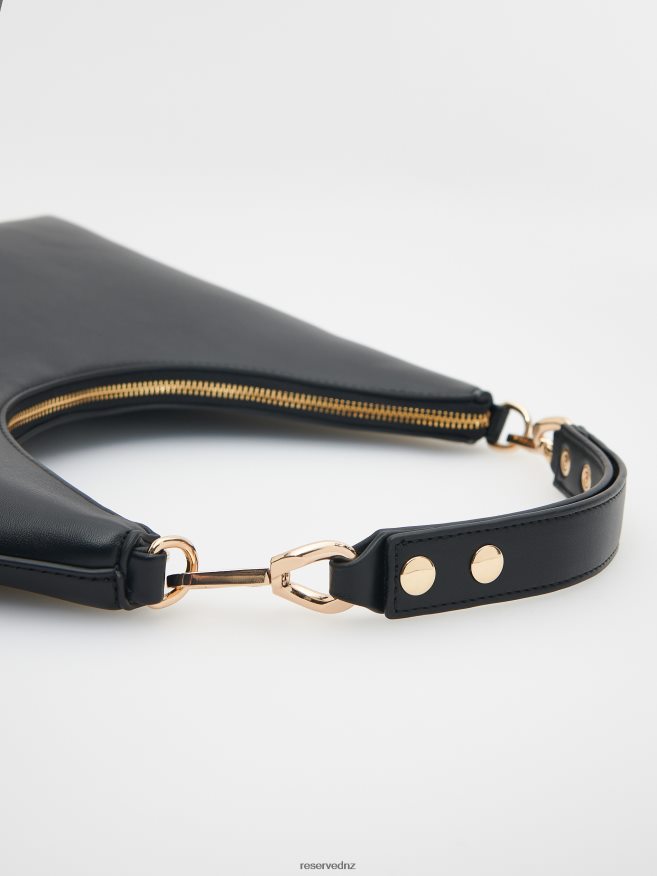 Reserved Women Faux Leather Bag P6H08T992 Accessory Black