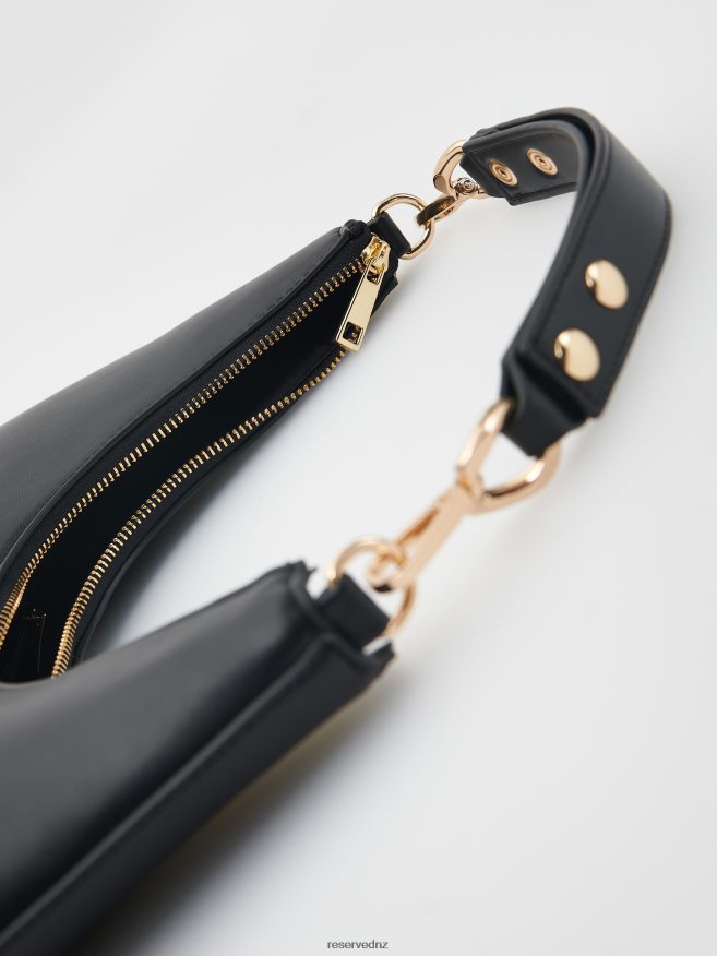 Reserved Women Faux Leather Bag P6H08T992 Accessory Black