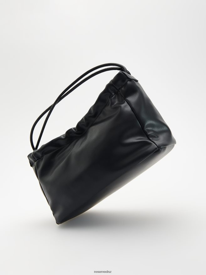 Reserved Women Faux Leather Bag P6H08T999 Accessory Black