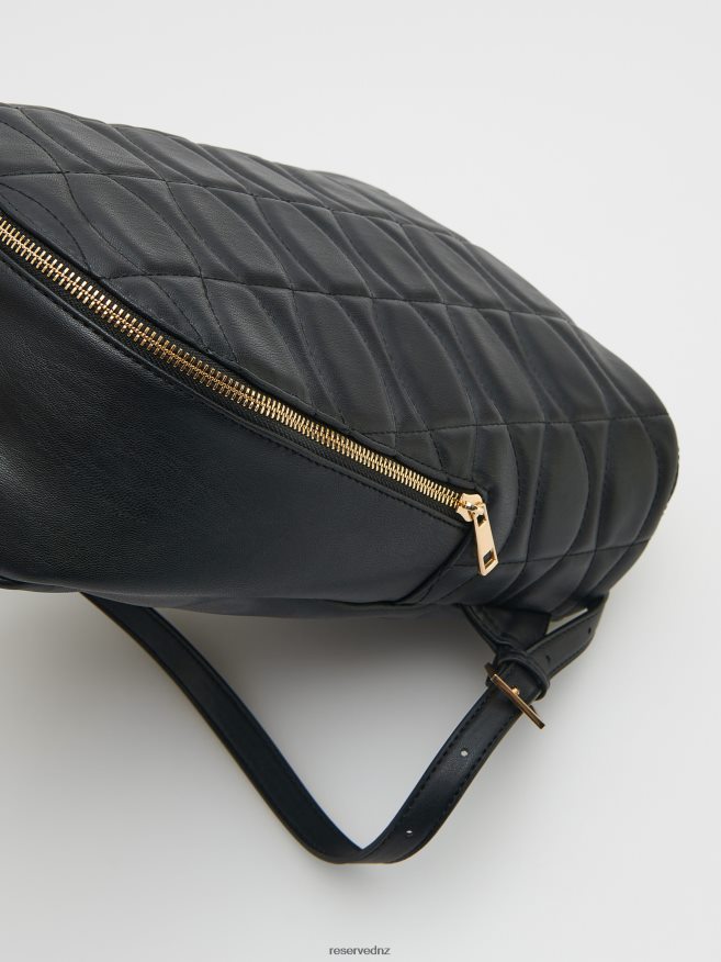 Reserved Women Quilted Backpack P6H08T196 Accessory Black