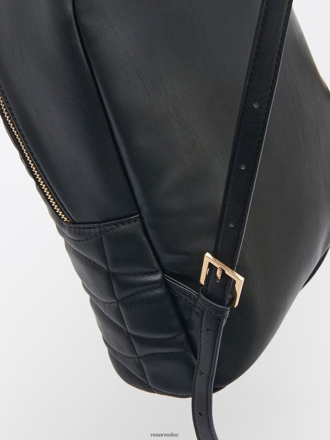 Reserved Women Quilted Backpack P6H08T196 Accessory Black