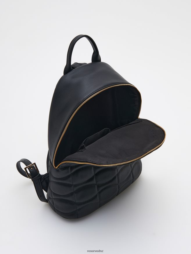Reserved Women Quilted Backpack P6H08T196 Accessory Black