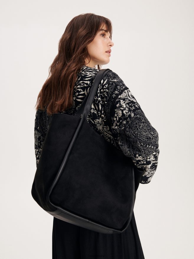 Reserved Women Shopper Bag P6H08T130 Accessory Black