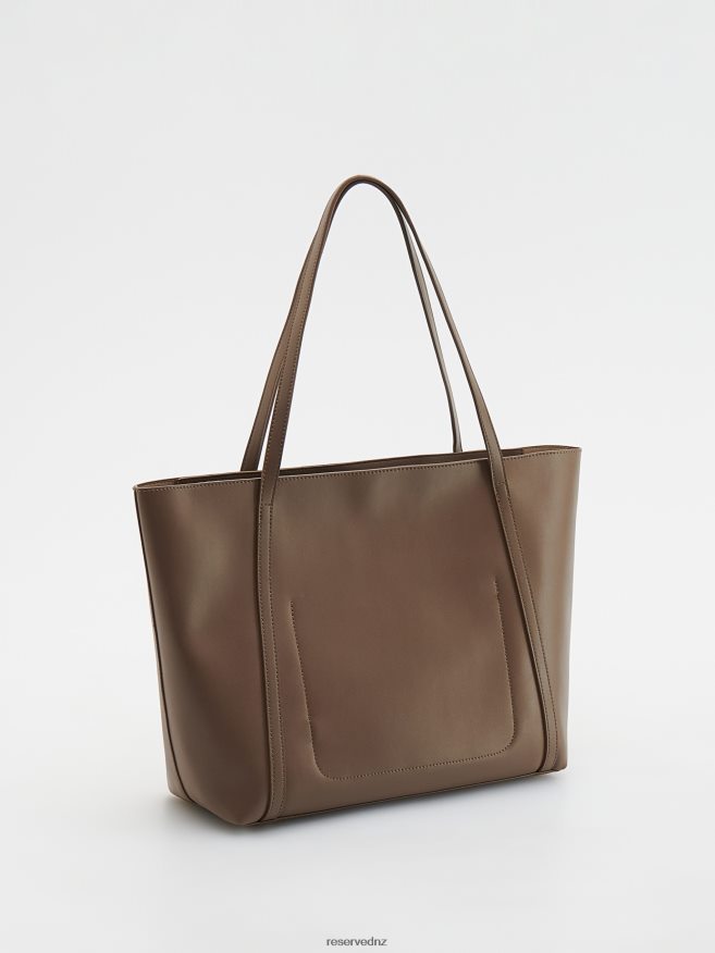 Reserved Women Shopper Bag P6H08T984 Accessory Dusty Brown