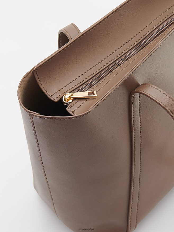 Reserved Women Shopper Bag P6H08T984 Accessory Dusty Brown