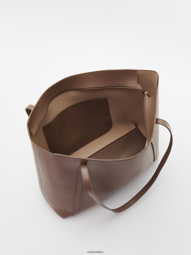 Reserved Women Shopper Bag P6H08T984 Accessory Dusty Brown