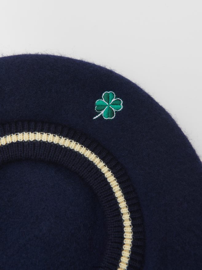 Reserved Women Wool Beret P6H08T1017 Accessory Navy