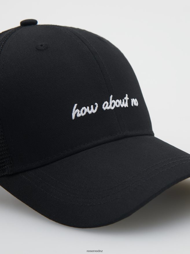 Reserved Women Cap P6H08T1018 Accessory Black