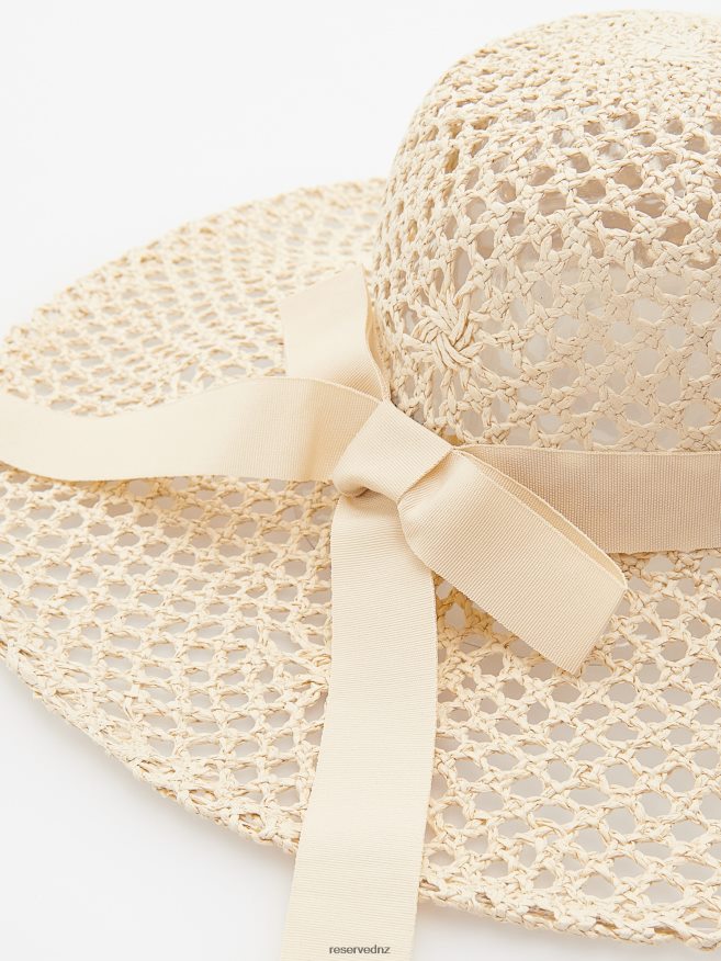 Reserved Women Hat With Decorative Bow Detail P6H08T1013 Accessory Nude
