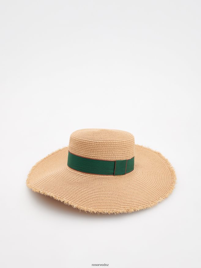 Reserved Women Woven Hat P6H08T1012 Accessory Wheat
