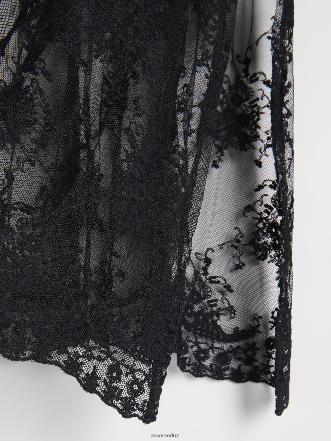 Reserved Women Beach Cover Up P6H08T1020 Apparel Black