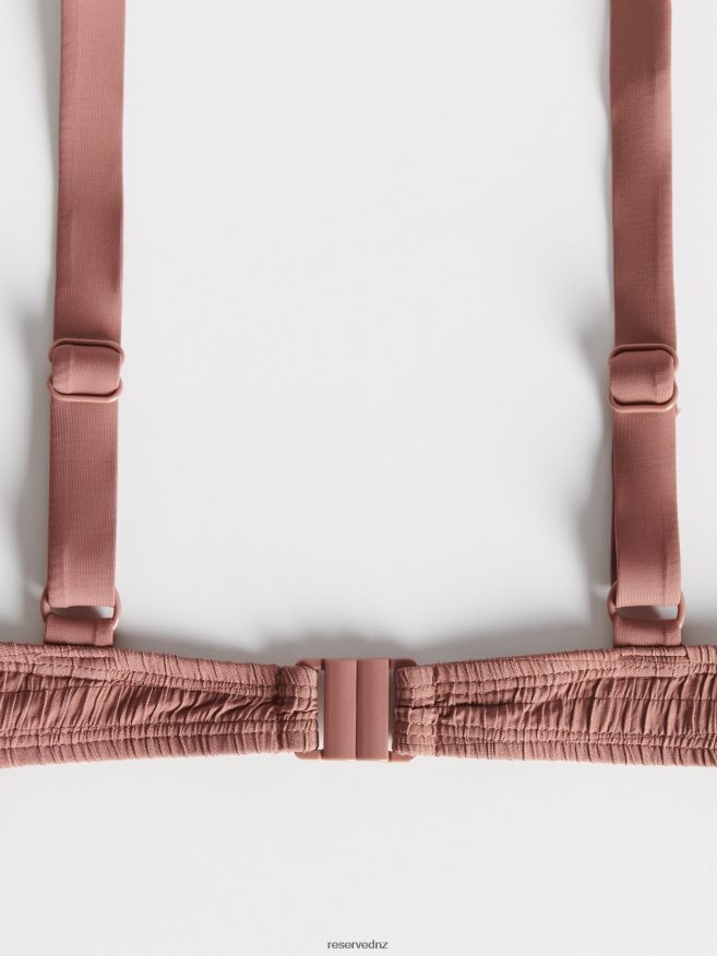 Reserved Women Bikini Top P6H08T1056 Apparel Brown