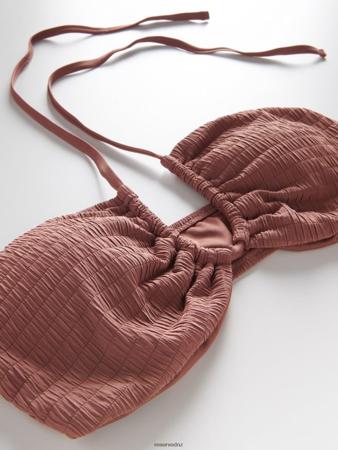 Reserved Women Bikini Top P6H08T1063 Apparel Brown