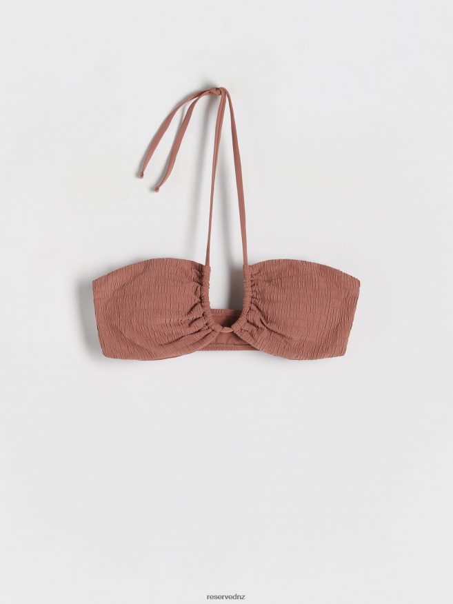 Reserved Women Bikini Top P6H08T1063 Apparel Brown