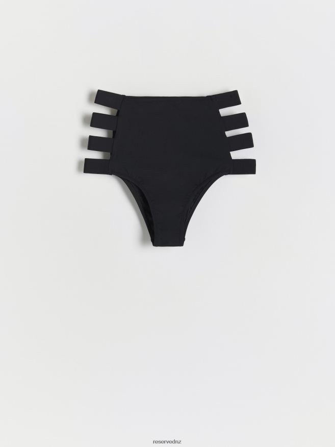 Reserved Women High Waist Bikini Panties P6H08T1066 Apparel Black