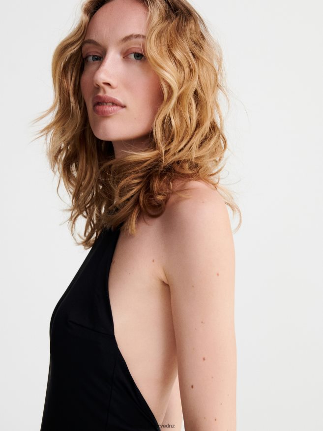 Reserved Women One Piece Swimsuit P6H08T1033 Apparel Black