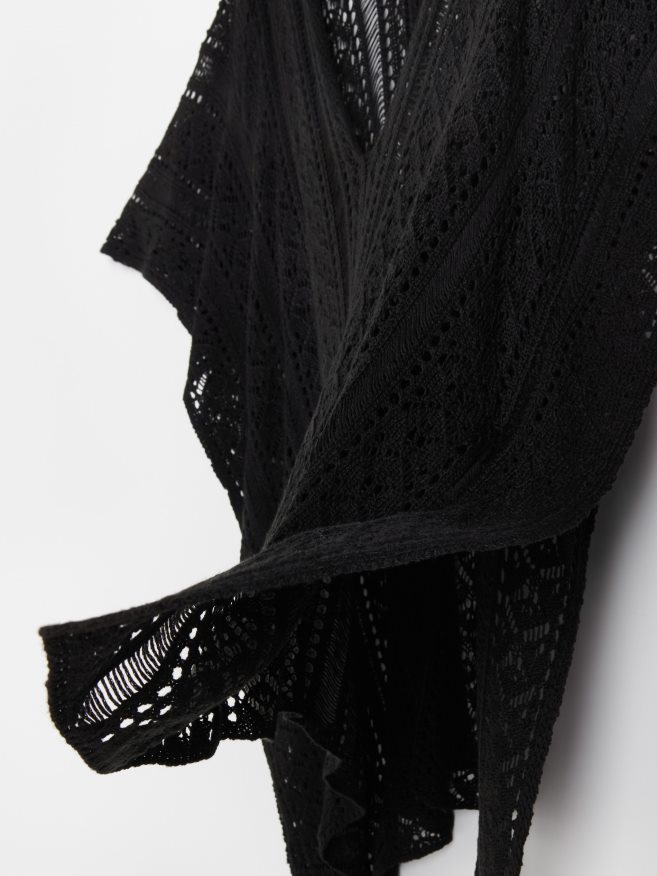 Reserved Women Openwork Cover Up P6H08T1019 Apparel Black