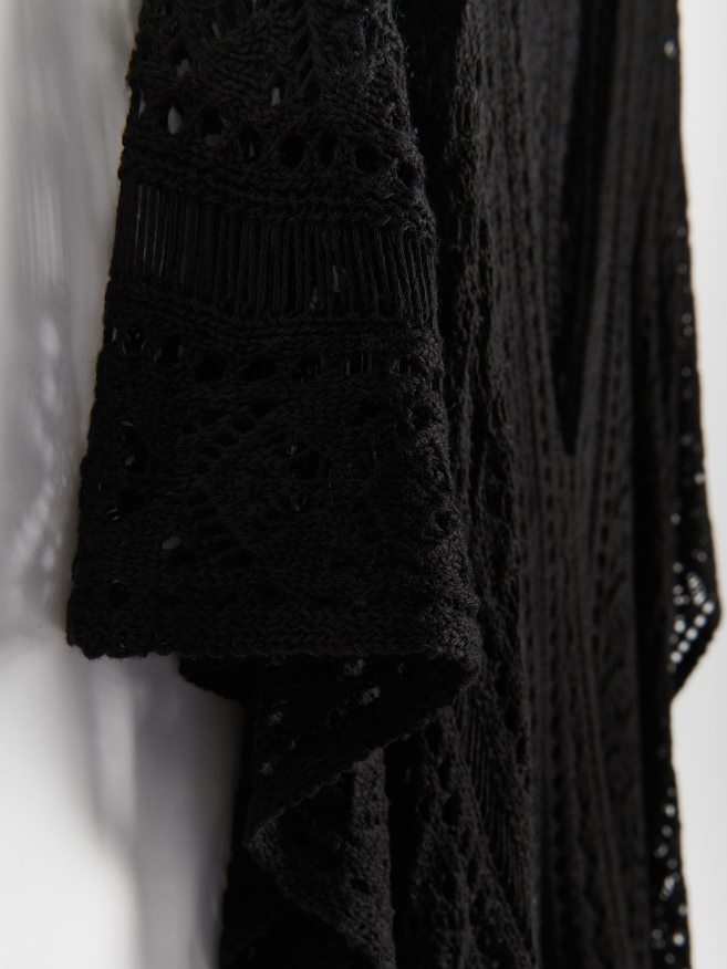 Reserved Women Openwork Cover Up P6H08T1019 Apparel Black