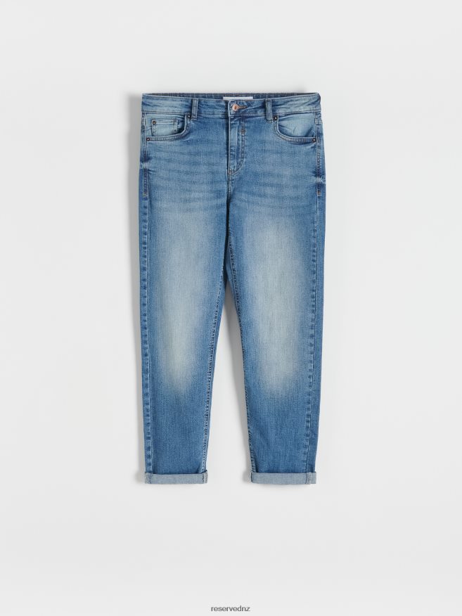Reserved Women Boyfriend Slim Jeans P6H08T751 Apparel Blue