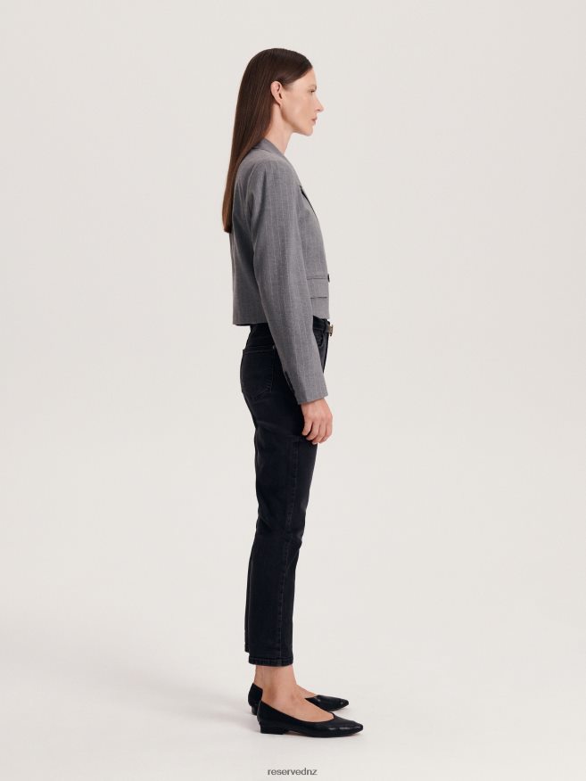 Reserved Women Boyfriend Slim Jeans P6H08T759 Apparel Black