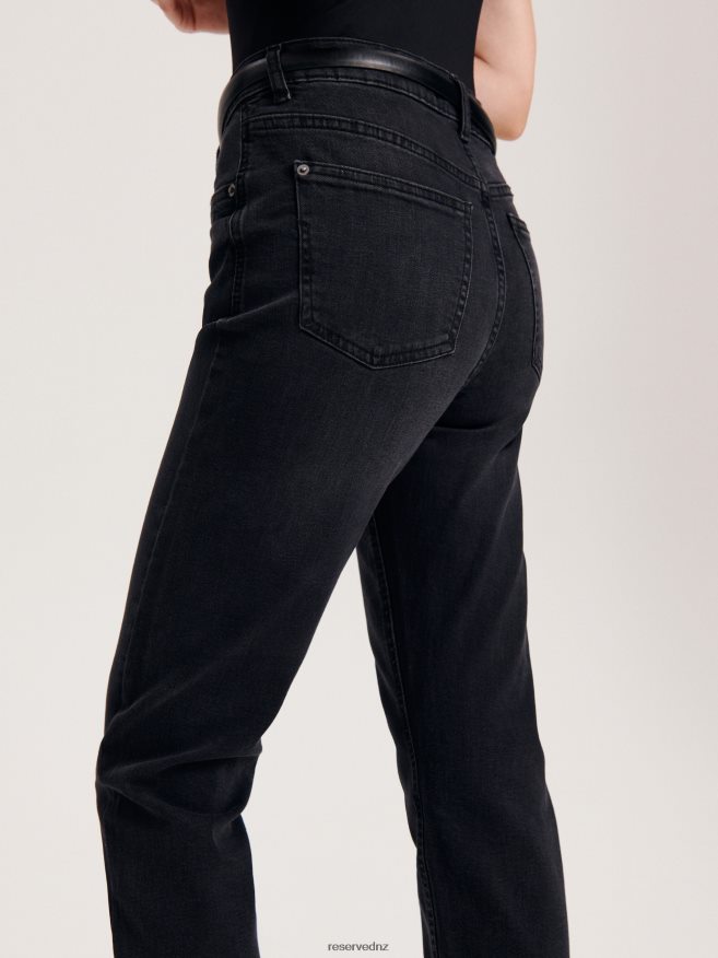 Reserved Women Boyfriend Slim Jeans P6H08T759 Apparel Black