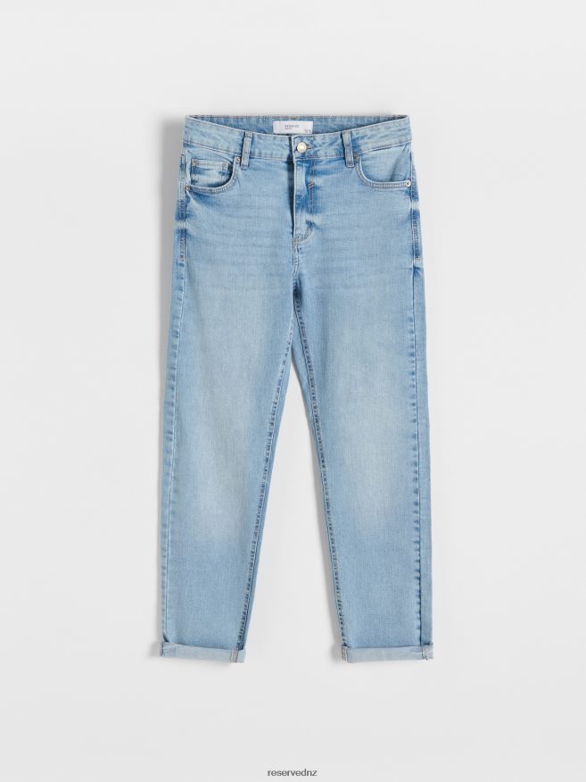 Reserved Women Boyfriend Slim Jeans P6H08T760 Apparel Blue