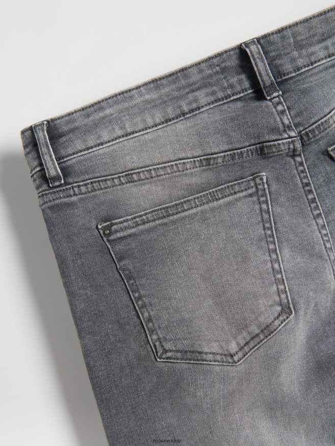 Reserved Women Boyfriend Slim Jeans P6H08T774 Apparel Light Grey