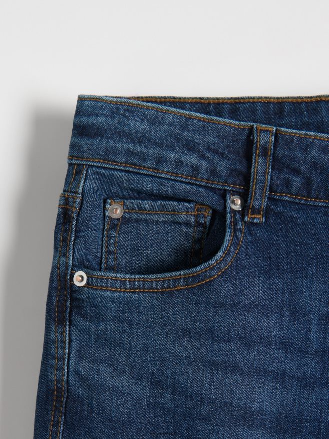 Reserved Women Boyfriend Slim Jeans P6H08T775 Apparel Navy