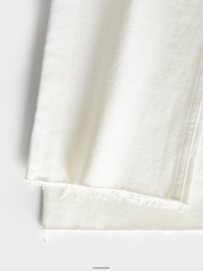 Reserved Women Flare Jeans P6H08T806 Apparel Cream