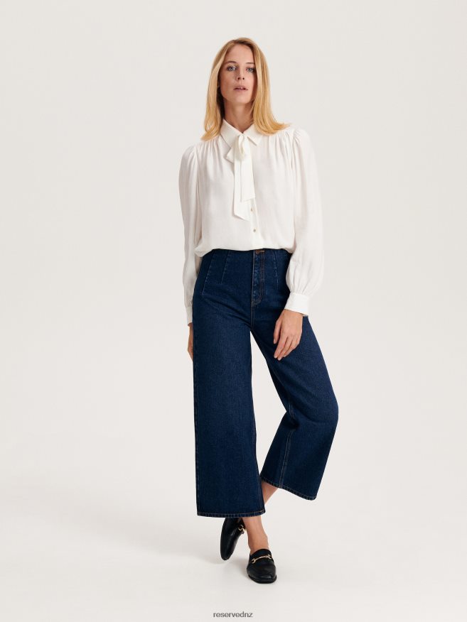 Reserved Women High Waist Jeans P6H08T762 Apparel Navy