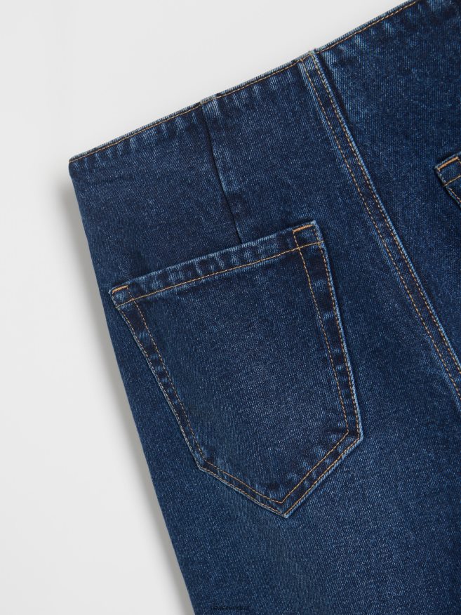 Reserved Women High Waist Jeans P6H08T762 Apparel Navy