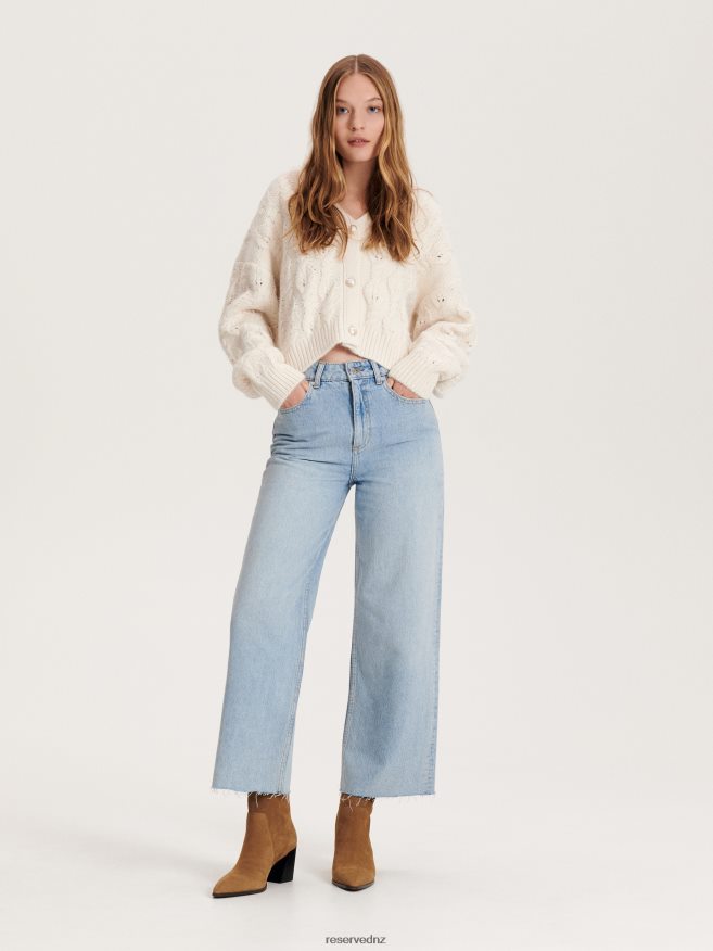 Reserved Women High Waist Marina Jeans P6H08T780 Apparel Blue