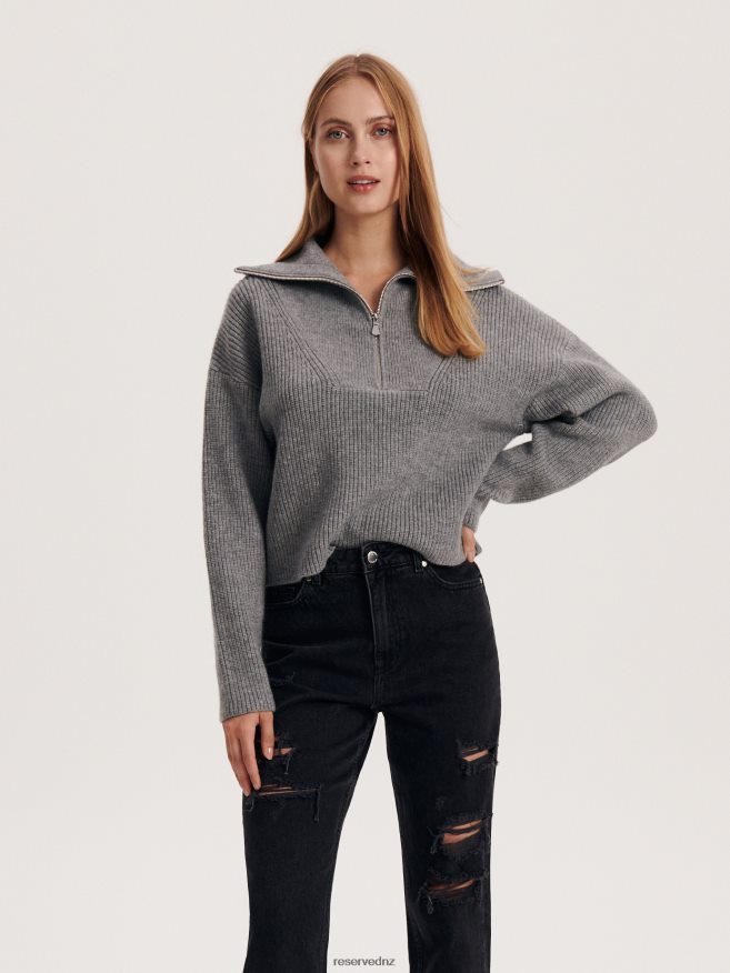 Reserved Women High Waist Mom Fit Jeans P6H08T757 Apparel Black