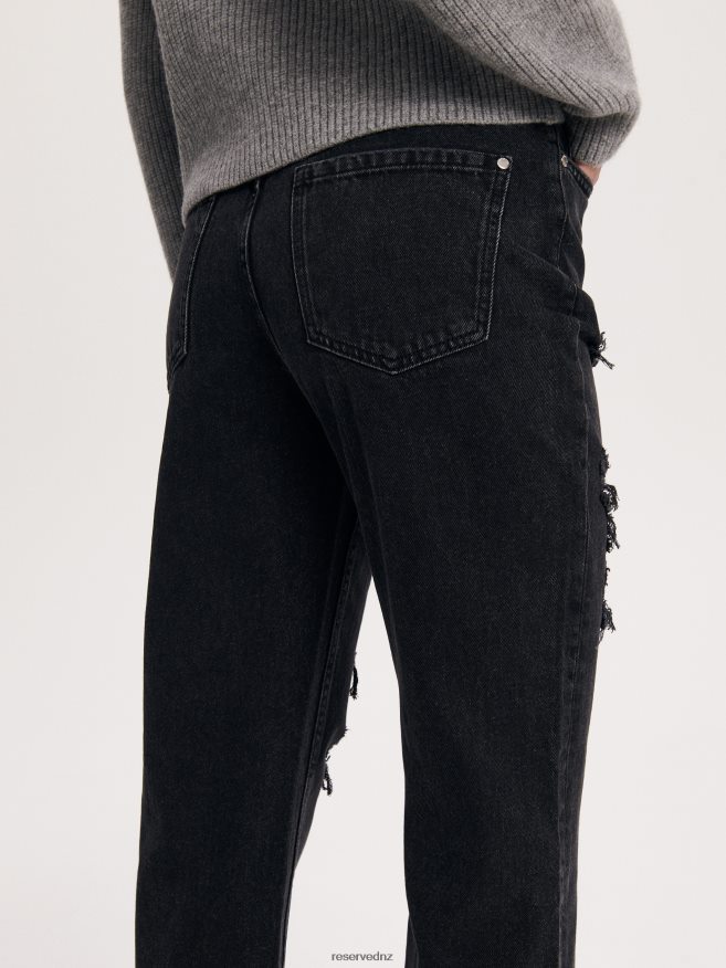 Reserved Women High Waist Mom Fit Jeans P6H08T757 Apparel Black