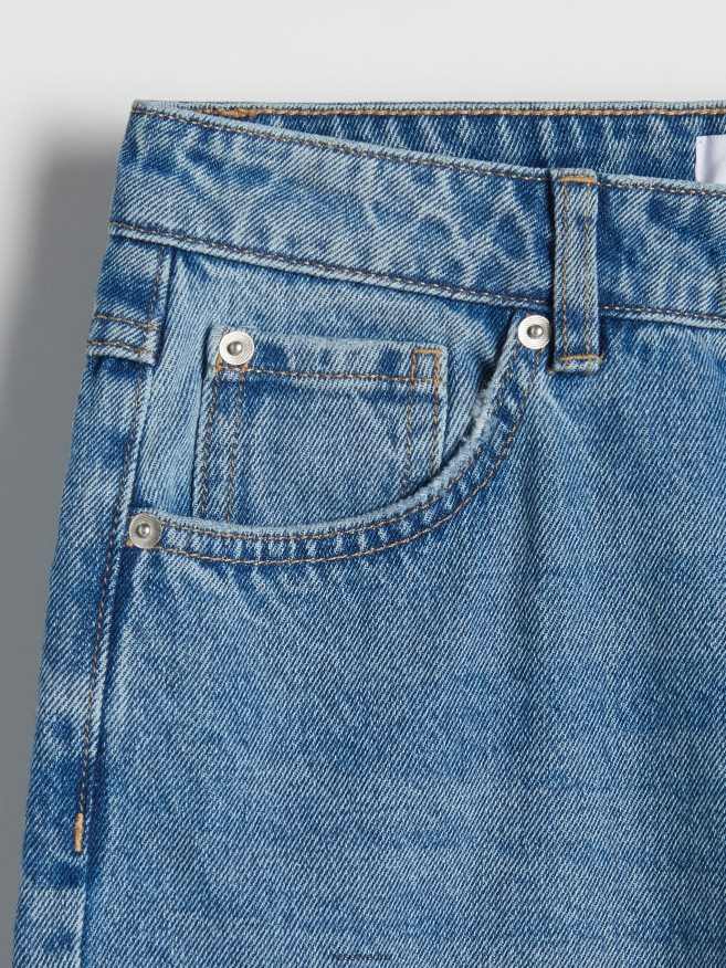 Reserved Women High Waist Mom Fit Jeans P6H08T790 Apparel Blue