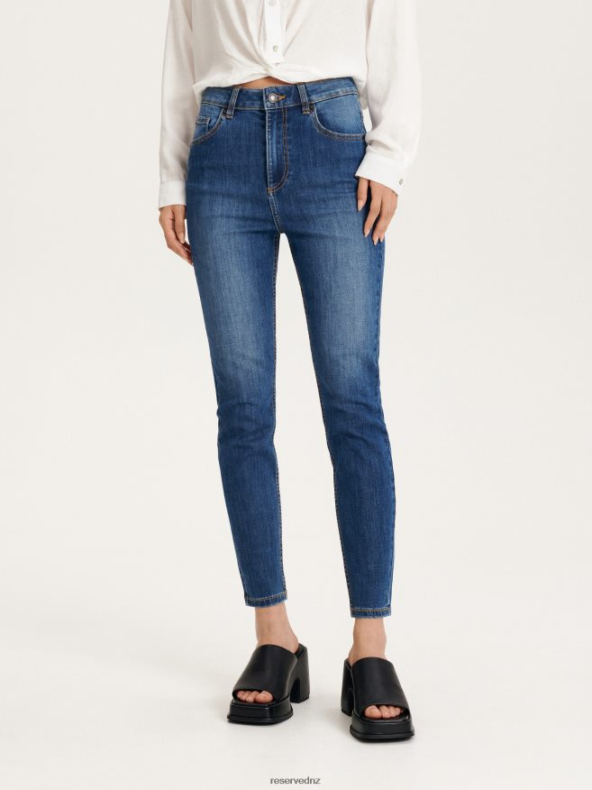 Reserved Women High Waist Slim Jeans P6H08T764 Apparel Blue