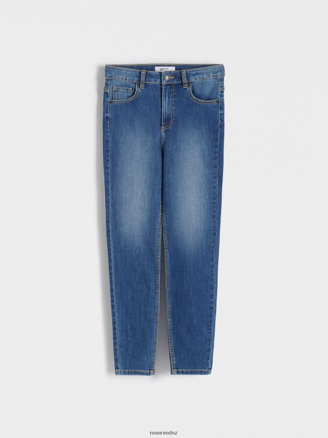 Reserved Women High Waist Slim Jeans P6H08T764 Apparel Blue