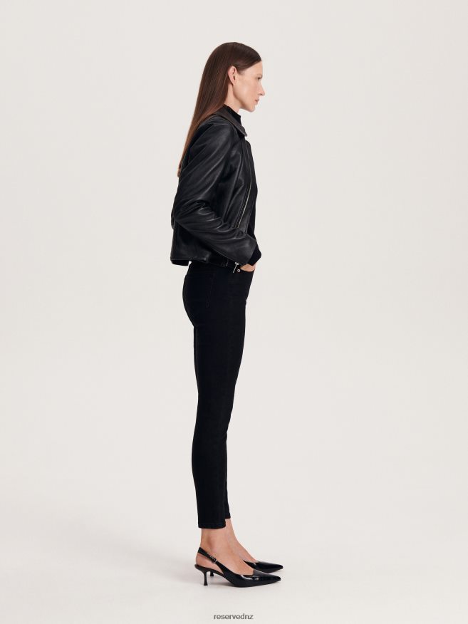 Reserved Women High Waist Slim Jeans P6H08T765 Apparel Black