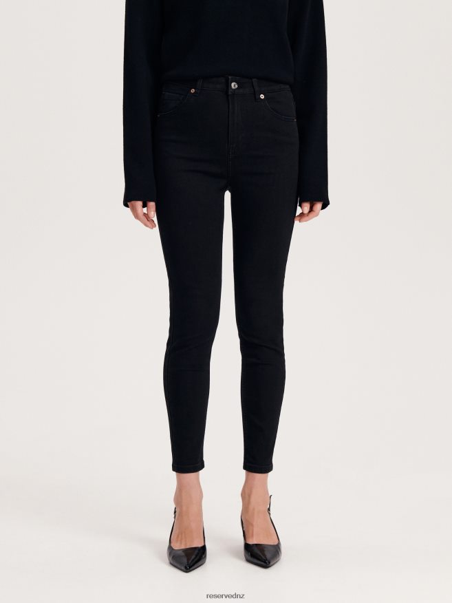 Reserved Women High Waist Slim Jeans P6H08T765 Apparel Black