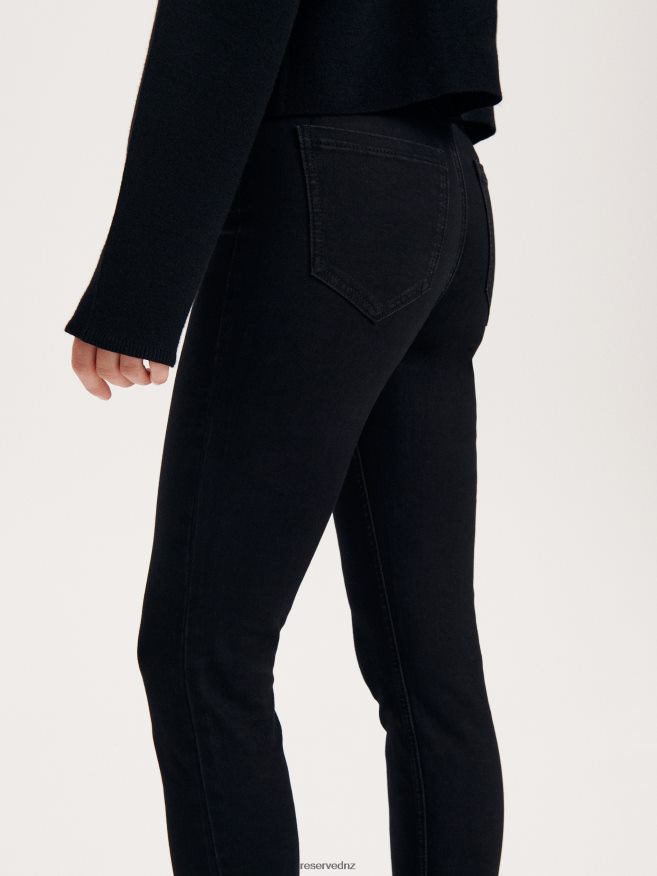 Reserved Women High Waist Slim Jeans P6H08T765 Apparel Black