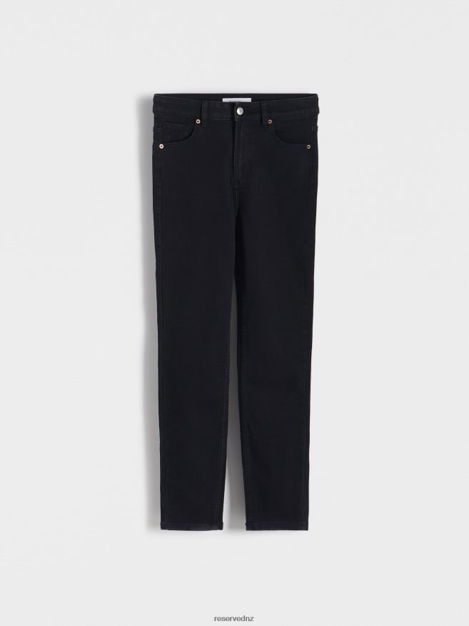 Reserved Women High Waist Slim Jeans P6H08T765 Apparel Black