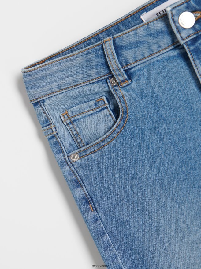 Reserved Women High Waist Slim Jeans P6H08T768 Apparel Blue