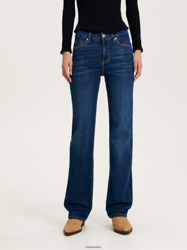 Reserved Women Jeans Trousers P6H08T809 Apparel Navy