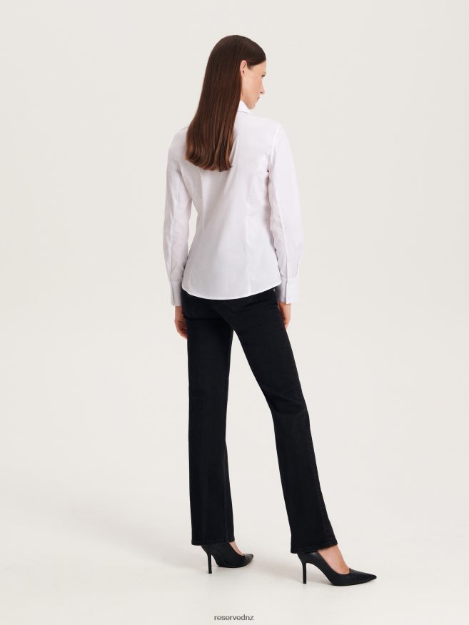 Reserved Women Jeans Trousers P6H08T810 Apparel Black