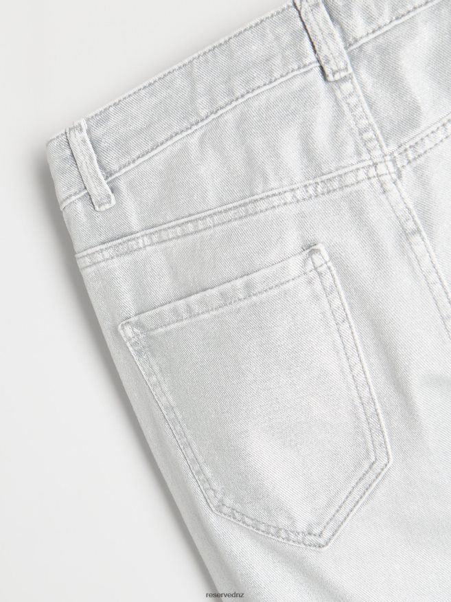 Reserved Women Mid Rise Jeans P6H08T804 Apparel White