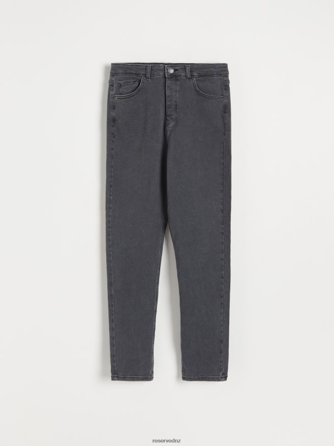 Reserved Women Mom Fit Jeans P6H08T793 Apparel Grey
