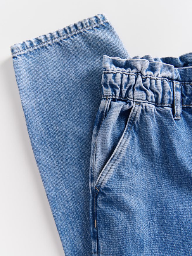 Reserved Women Paperbag Jeans P6H08T744 Apparel Blue