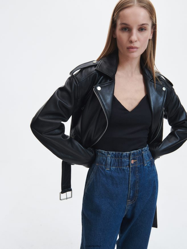 Reserved Women Paperbag Jeans P6H08T799 Apparel Navy