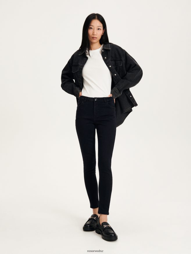 Reserved Women Push Up Jeans P6H08T543 Apparel Black